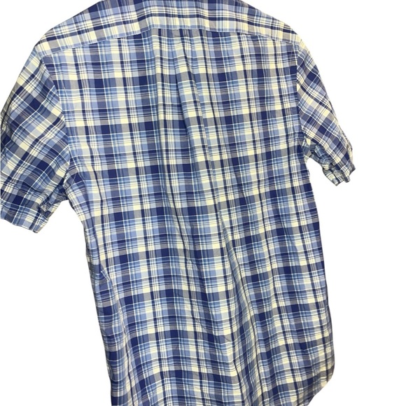 Ralph Lauren Blue and White Casual Button Down Shirt - Picture 6 of 6